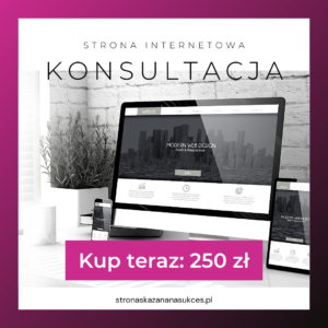 strona skazana na sukces strona internetowa konsultacje